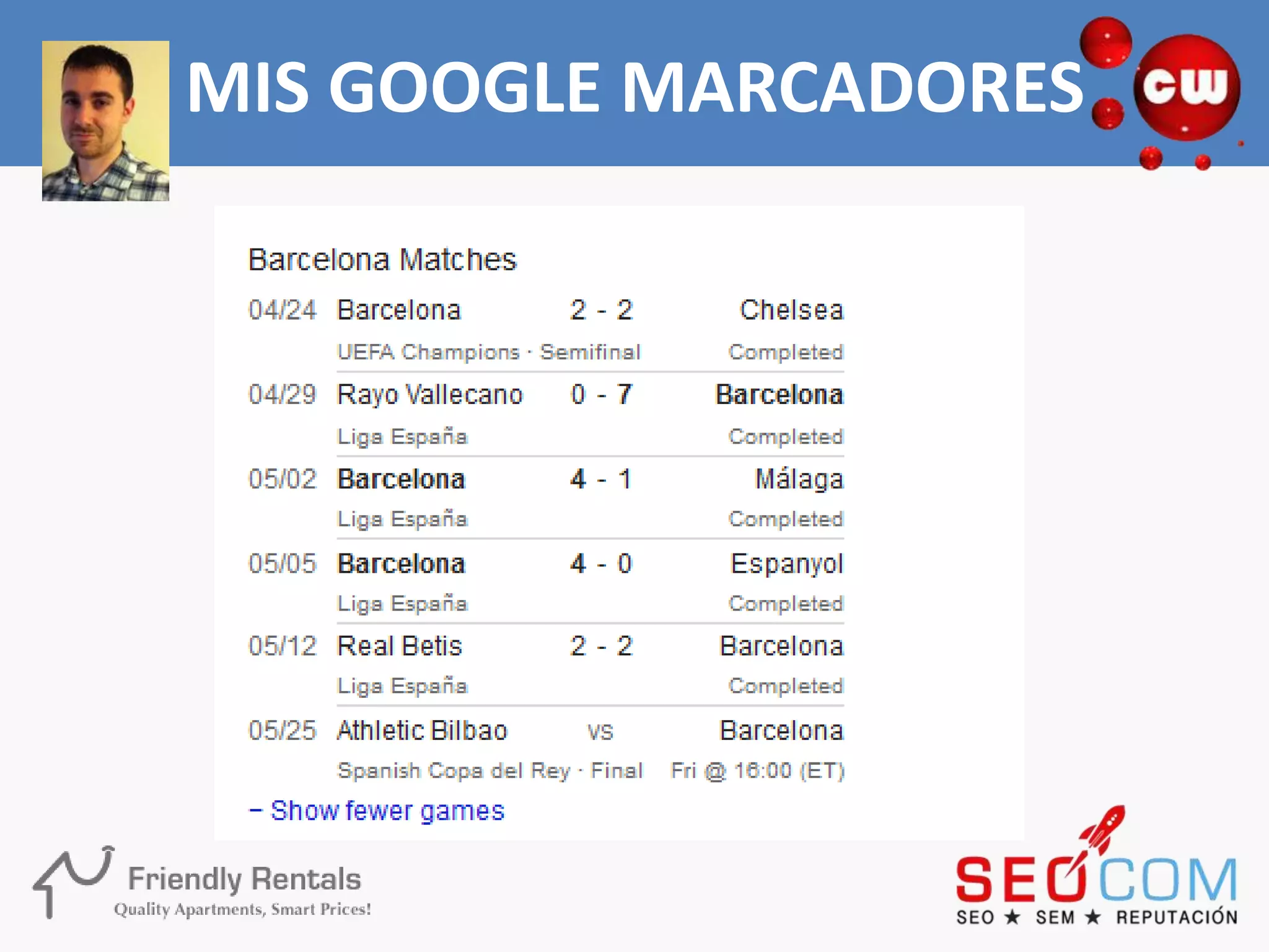 MIS GOOGLE MARCADORES
 