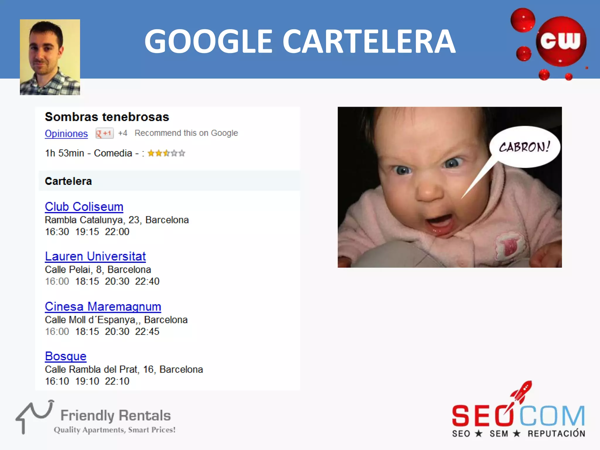 GOOGLE CARTELERA
 