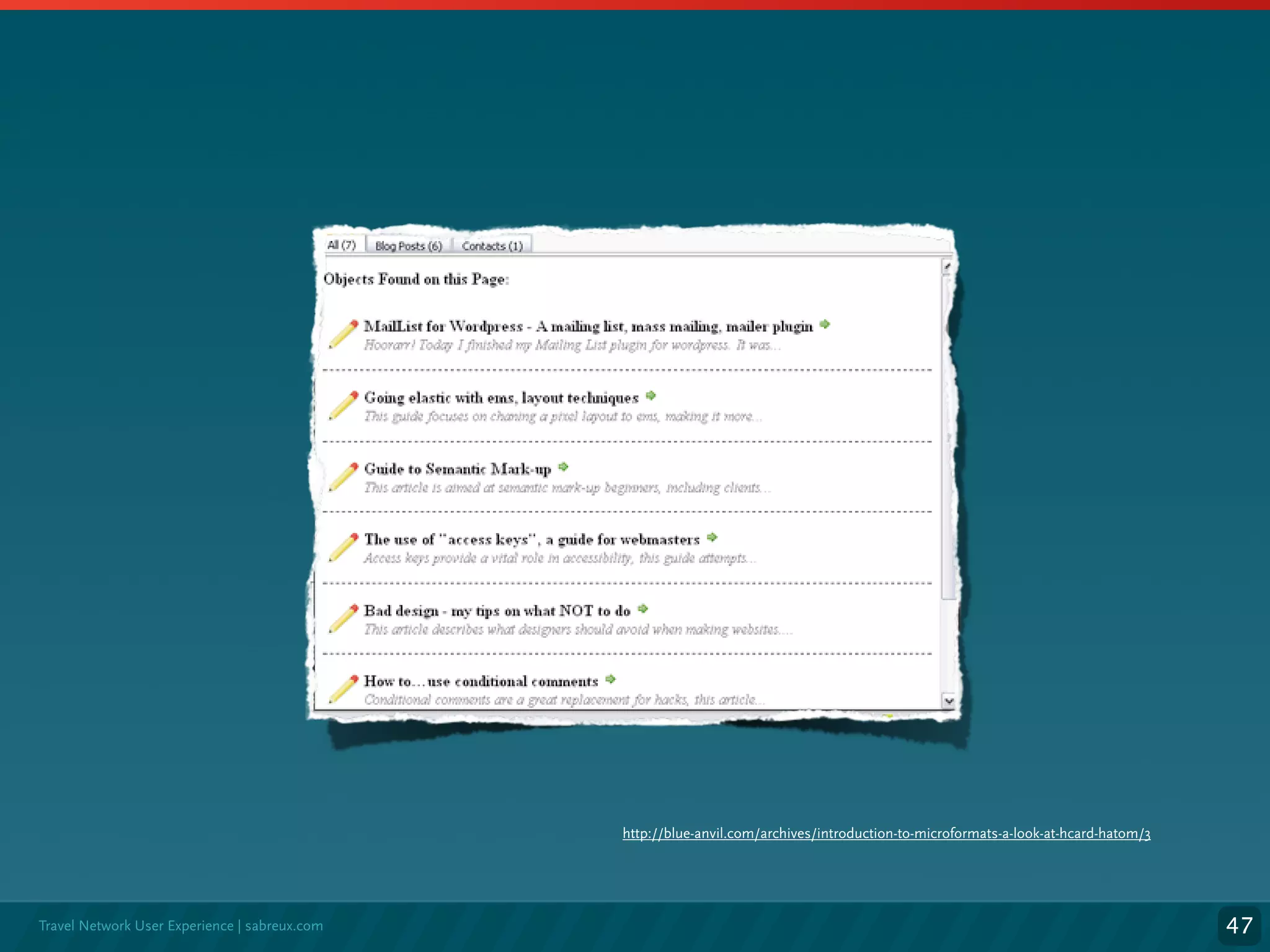 Microformats, an overview