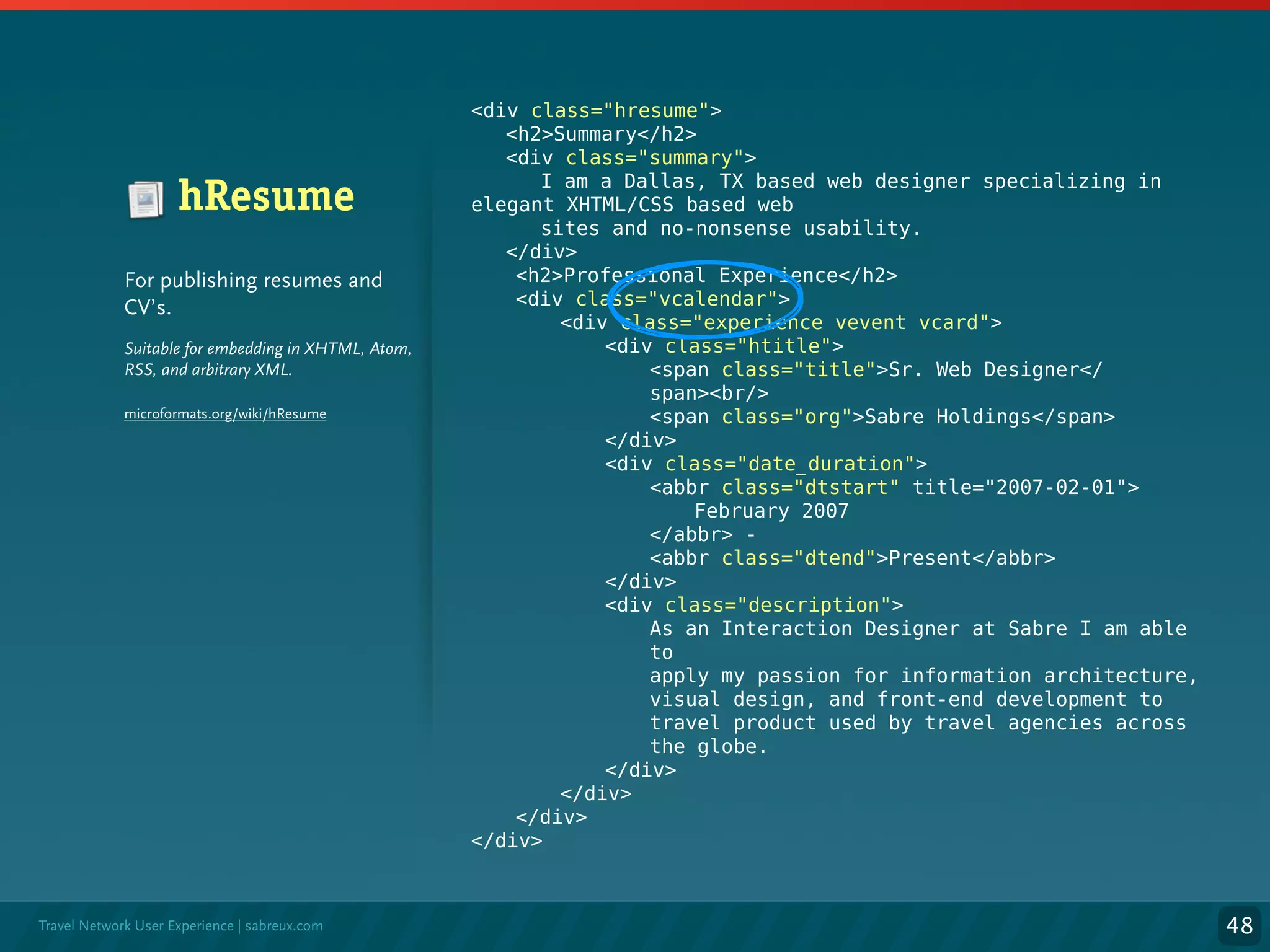 Microformats, an overview