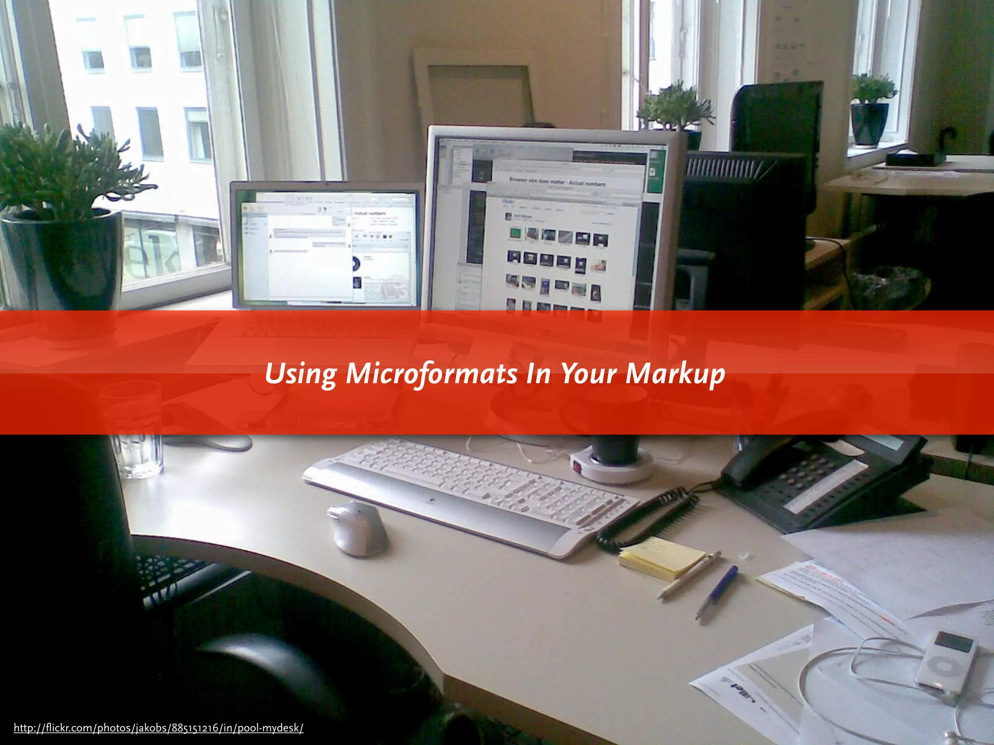 Microformats, an overview