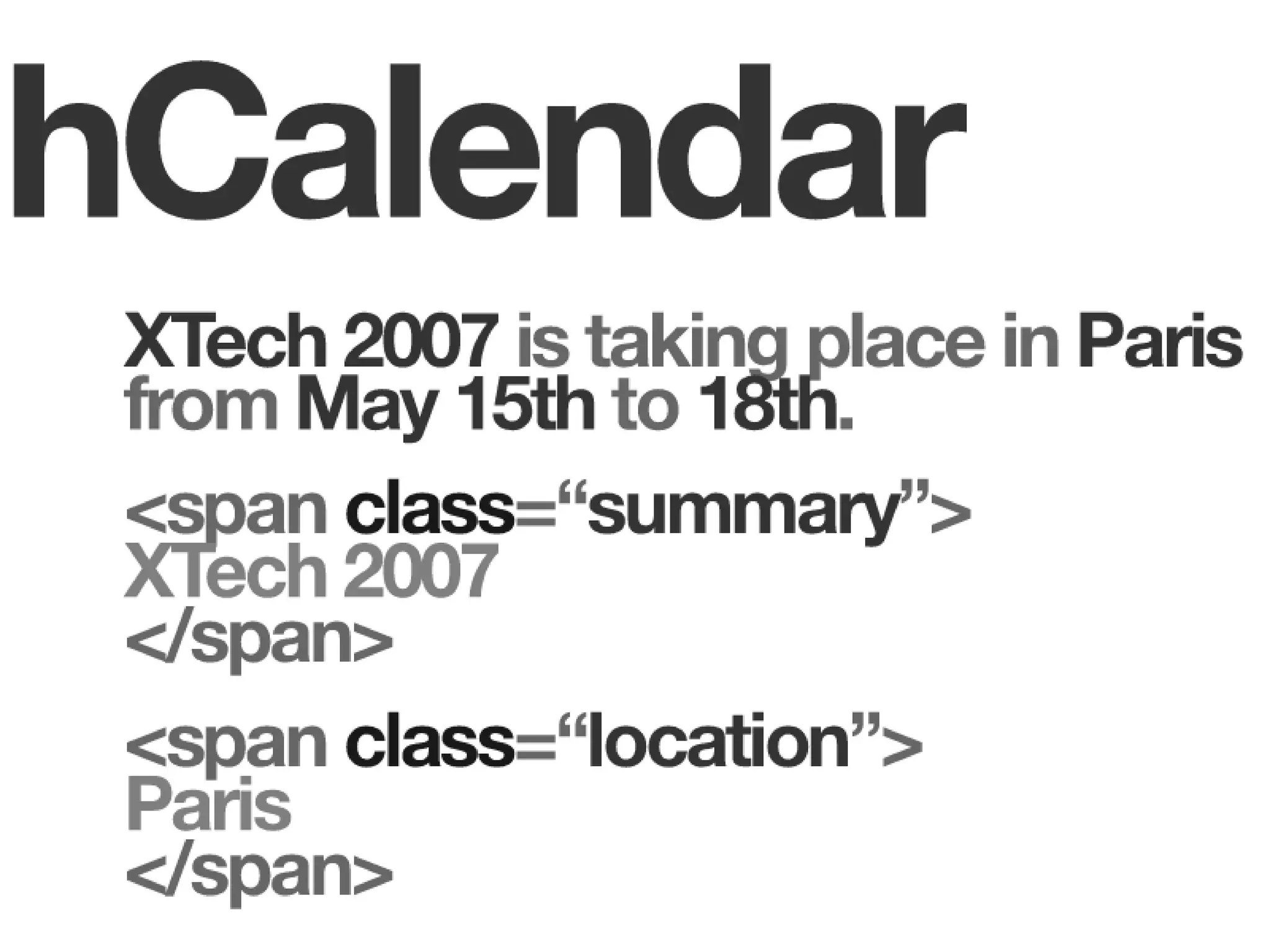 Microformats: the Nanotechnology of the Semantic Web