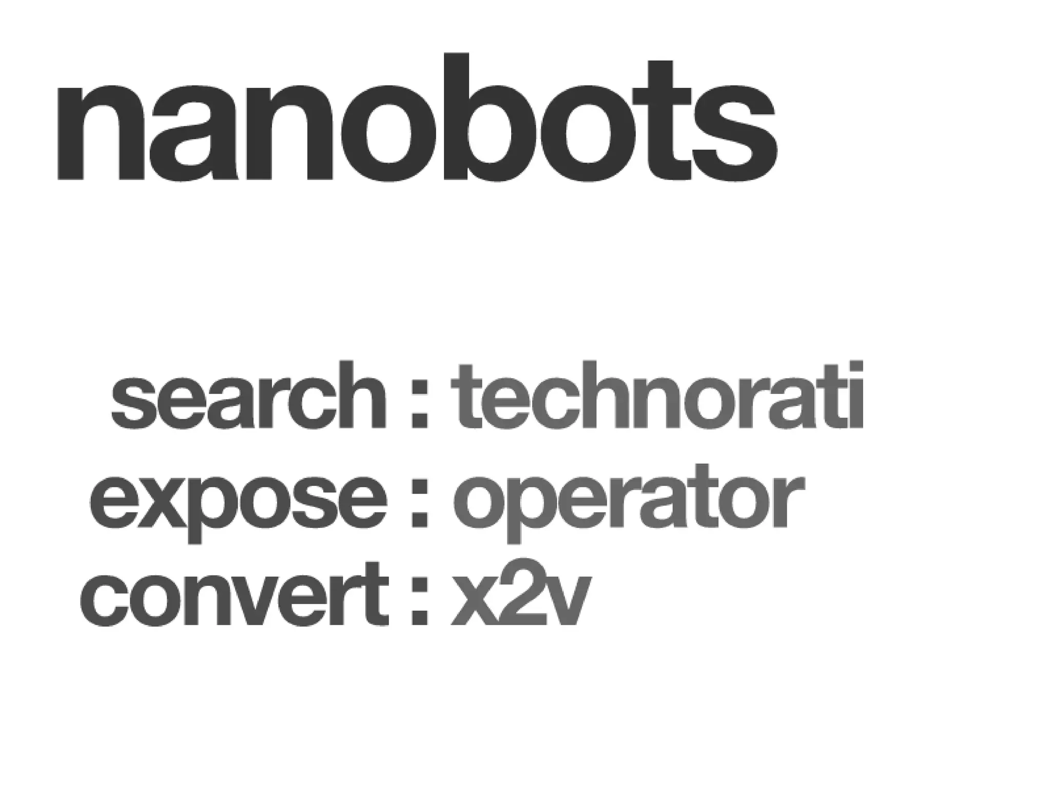 Microformats: the Nanotechnology of the Semantic Web