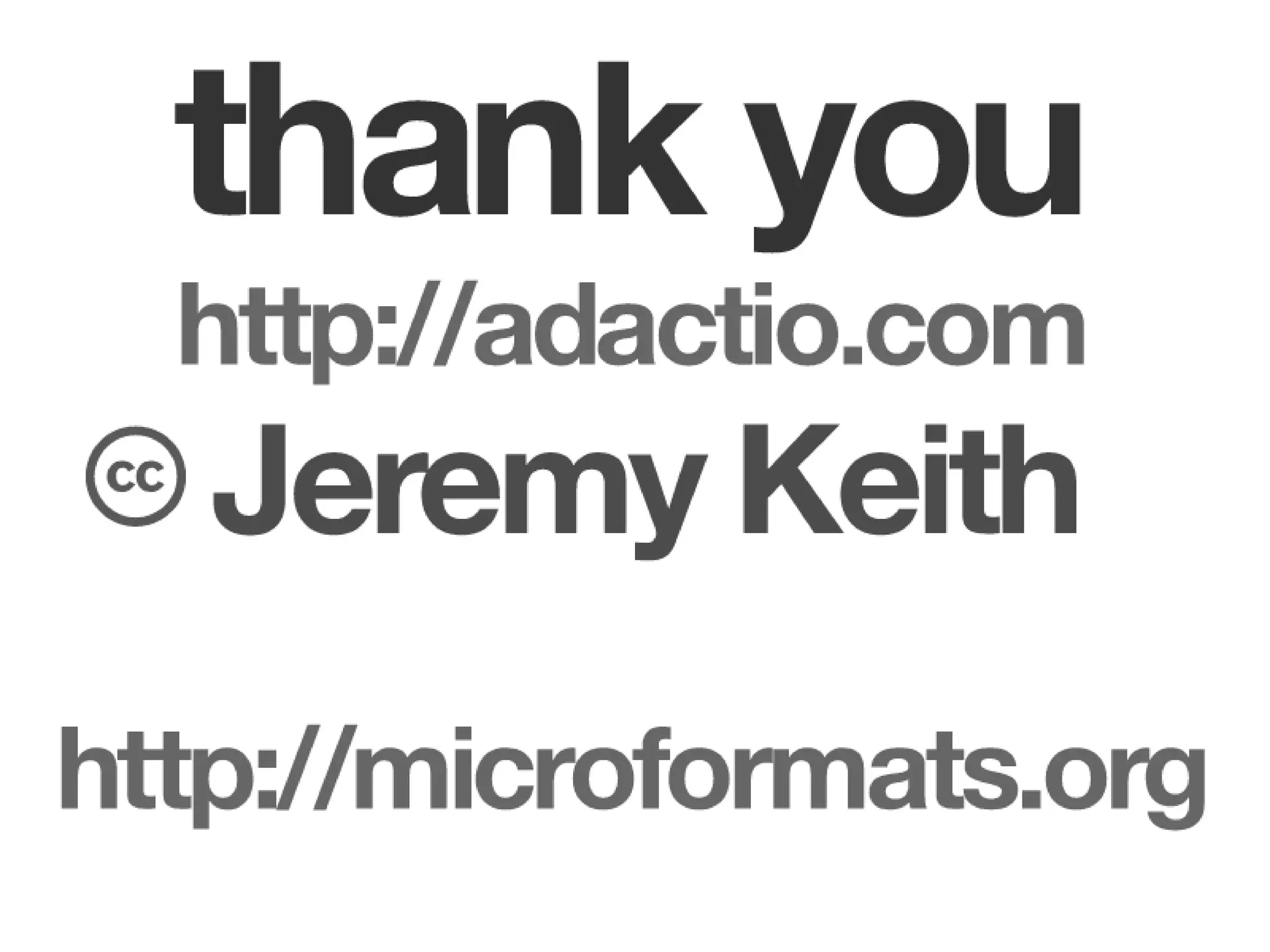 Microformats: the Nanotechnology of the Semantic Web