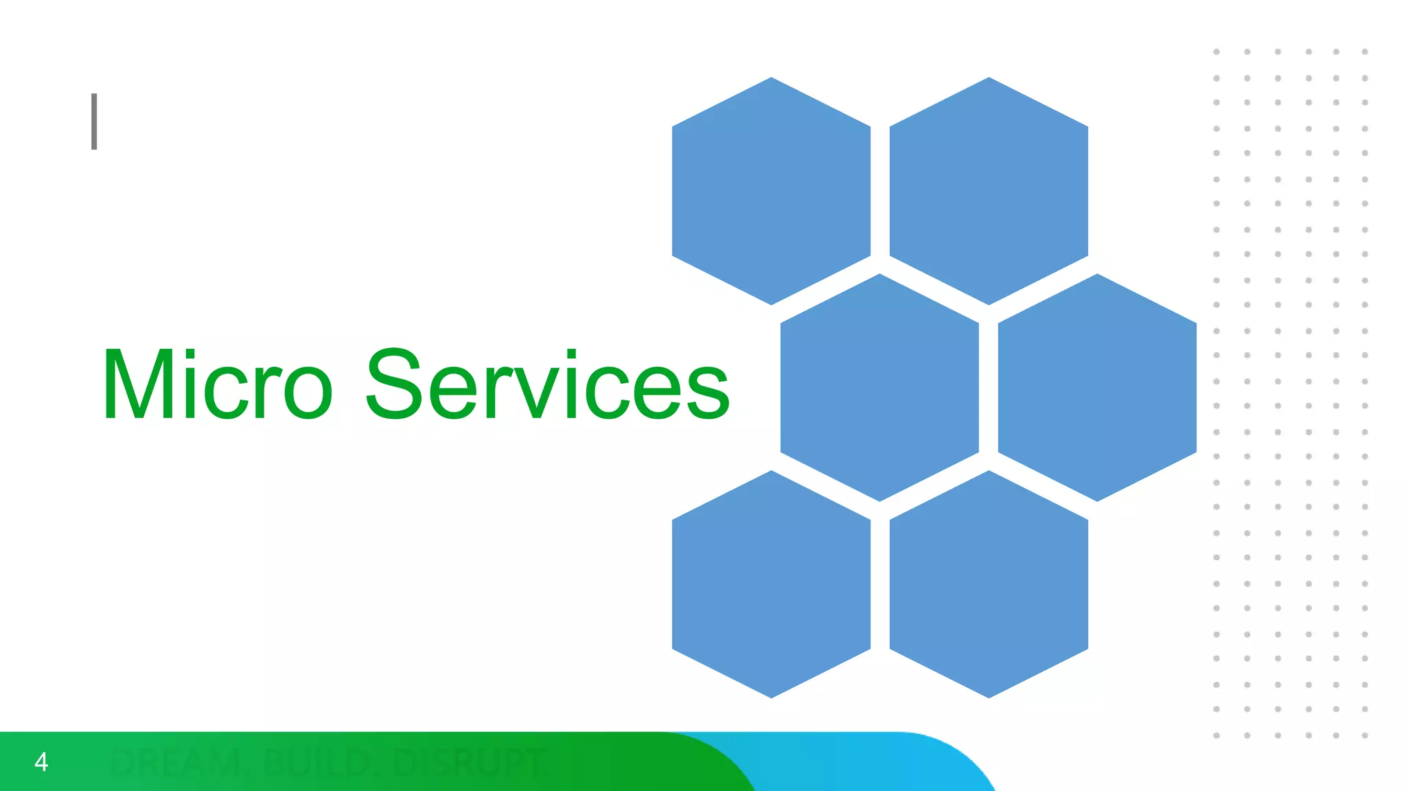 Micro Services
4
 