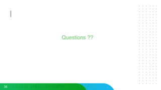 Questions ??
35
 