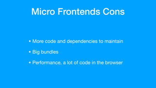 Ivan Jovanovic - Micro Frontends - Codemotion Rome_2019 | PDF