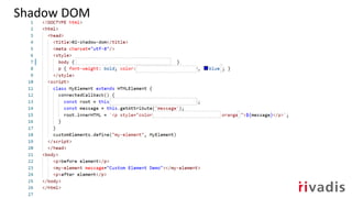Shadow DOM
 