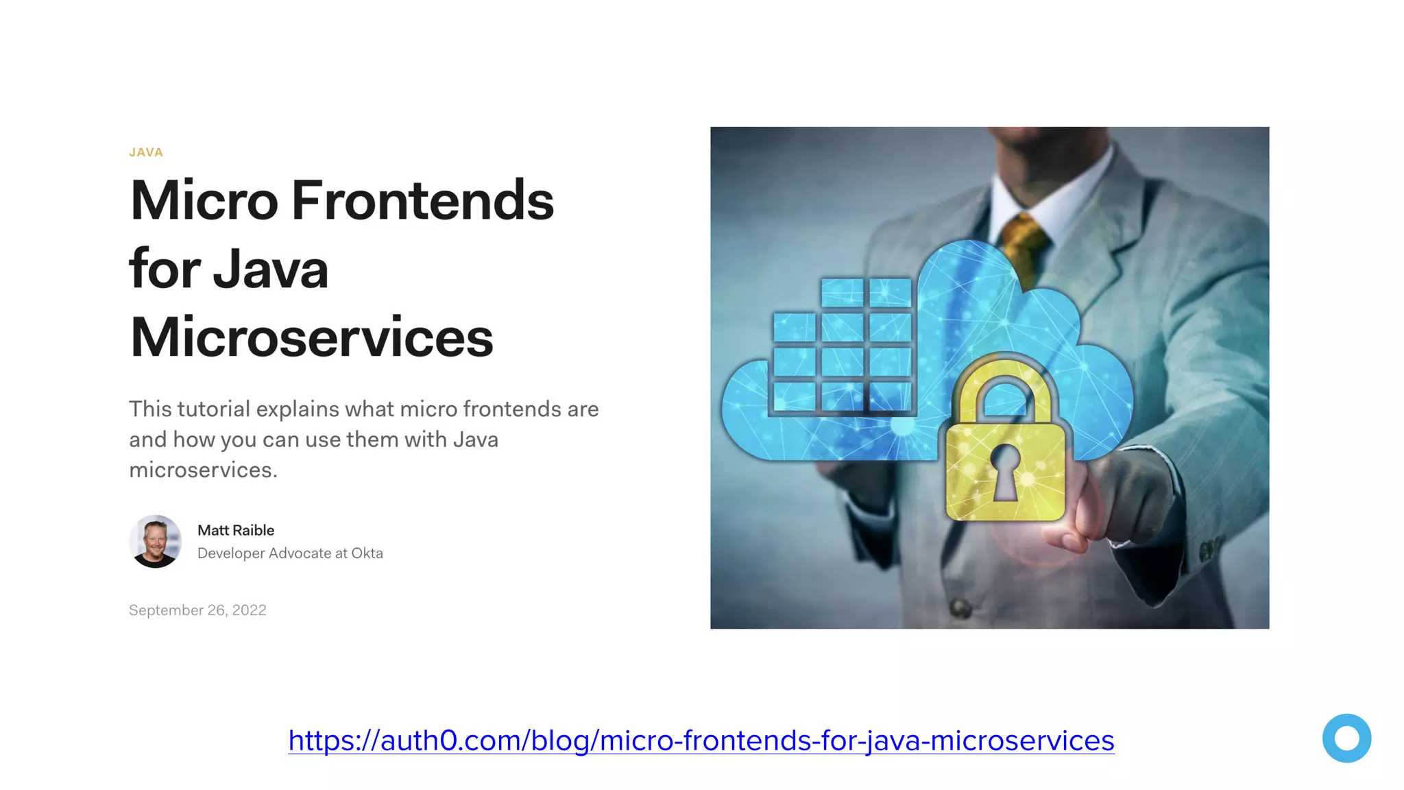 https://auth0.com/blog/micro-frontends-for-java-microservices
 