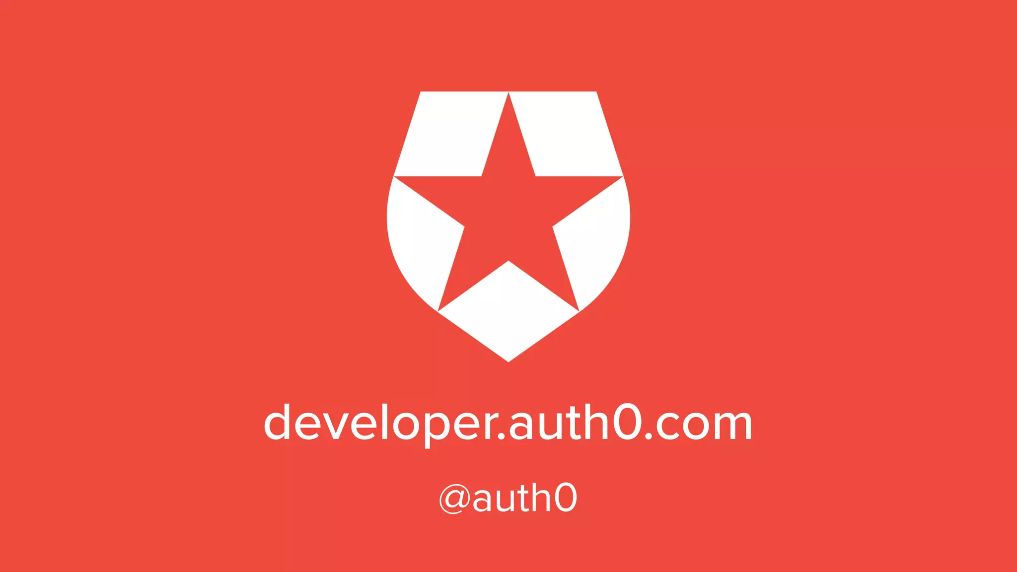 developer.auth0.com
@auth0
 