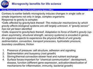 Microgravity Applications Microgravity4 innovation | PDF