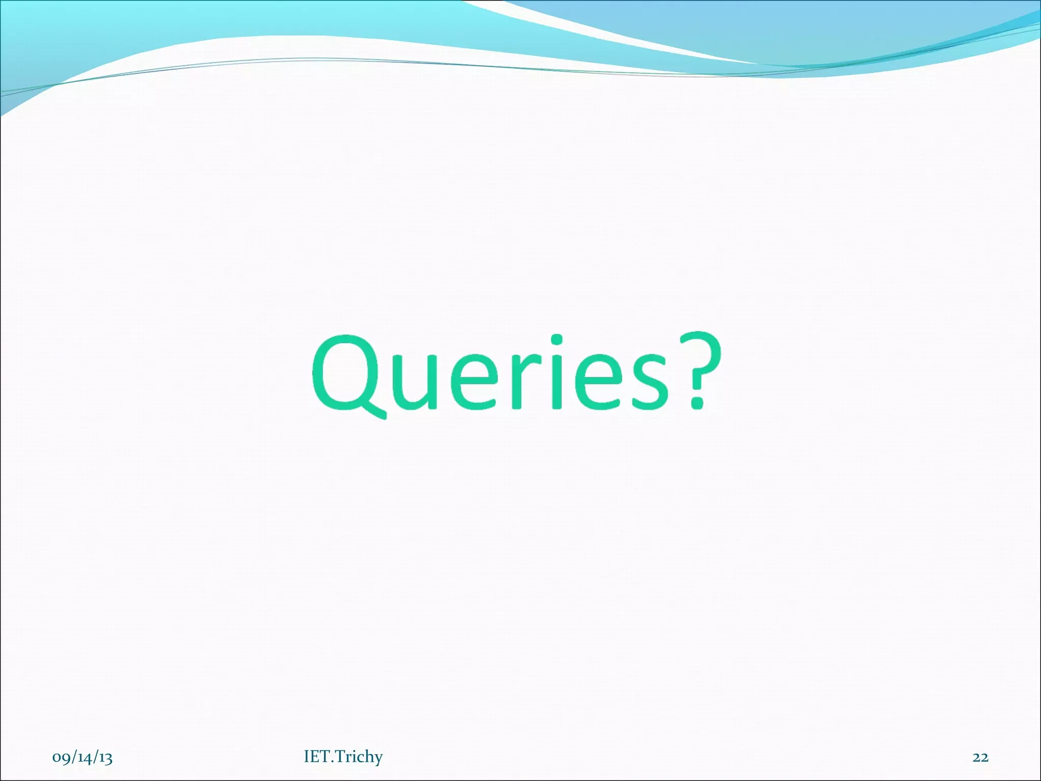 09/14/13 22IET.Trichy
 