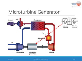 Microturbine Generator
11/6/2020 POWER QUALITY RESEARCH GROUP 18
 