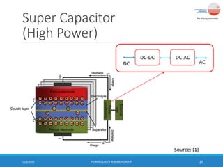 Super Capacitor
(High Power)
11/6/2020 POWER QUALITY RESEARCH GROUP 29
DC-DC DC-AC
ACDC
Source: [1]
 