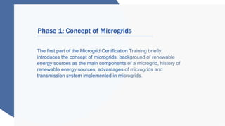 Microgrids Certification Training, The Solution for Powering The Future