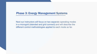 Microgrids Certification Training, The Solution for Powering The Future