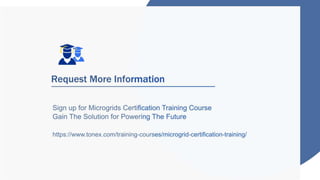 Microgrids Certification Training, The Solution for Powering The Future