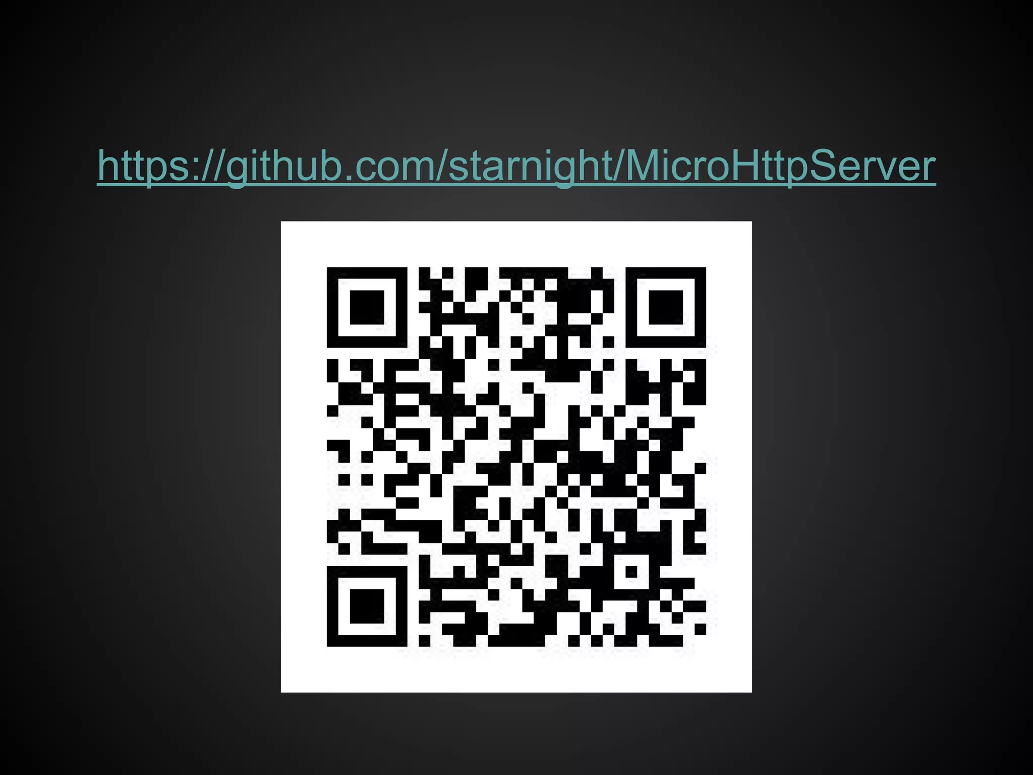 https://github.com/starnight/MicroHttpServer
 