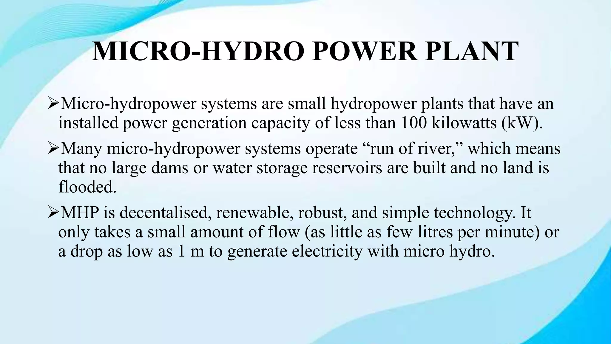 Micro hydro power plant .pptx