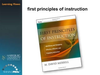 first principles of instruction
 