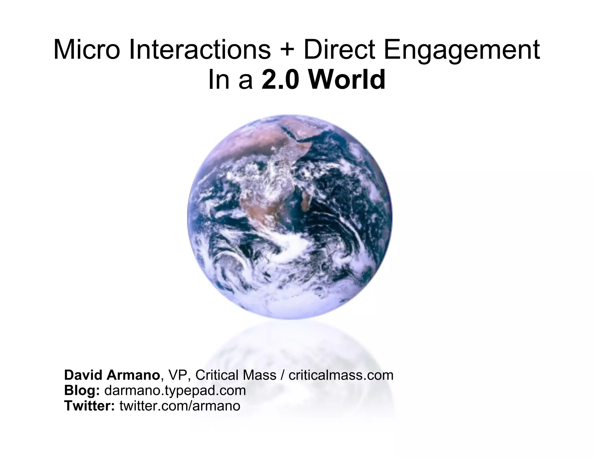 Micro Interactions