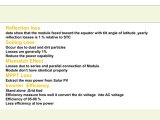 performance optimization of Solar pv plant through Micro inverter | PPTX