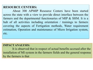 Micro irrigation | PPTX