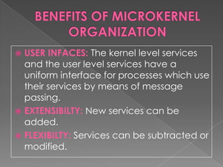 Microkernel architecture | PPTX