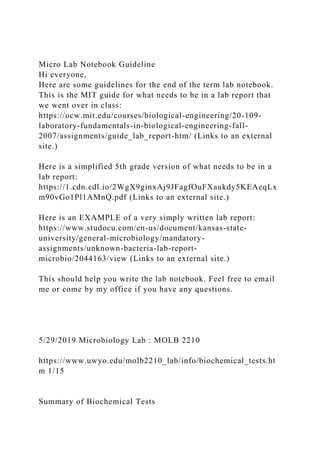 Micro Lab Notebook GuidelineHi everyone,Here are some guidelin.docx ...