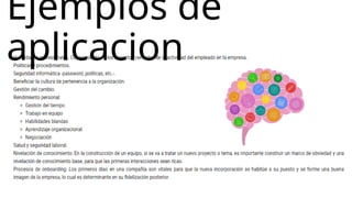Ejemplos de
aplicacion
 