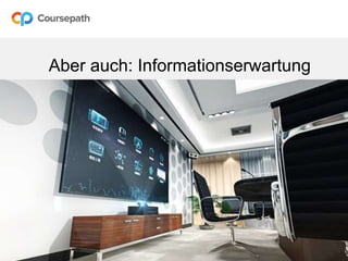 Aber auch: Informationserwartung
 