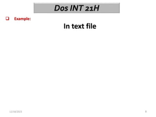 12/18/2023 8
 Example:
In text file
 