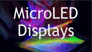 MicroLED
Displays
 