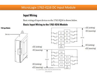 MicroLogix 1762-IQ16 DC Input Module
DEEPAK GORAI
Sr.CONTROL AND INSTRUMENTATION
ENGINEER
 