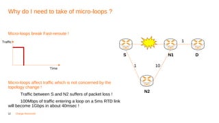 MPLS SDN 2016 - Microloop avoidance with segment routing