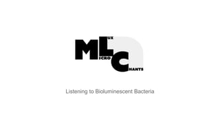 Listening to Bioluminescent Bacteria
 