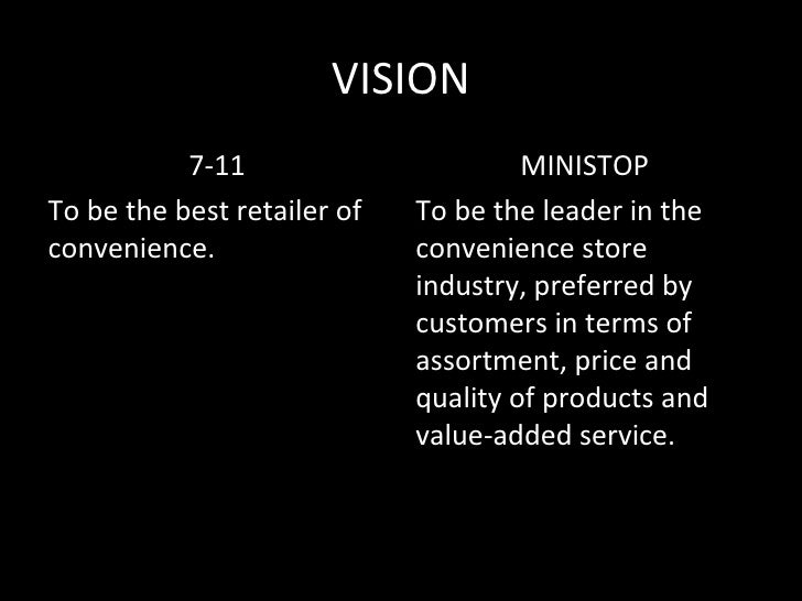 micromarket analysis 7 11 vs ministop 7 11 customer service