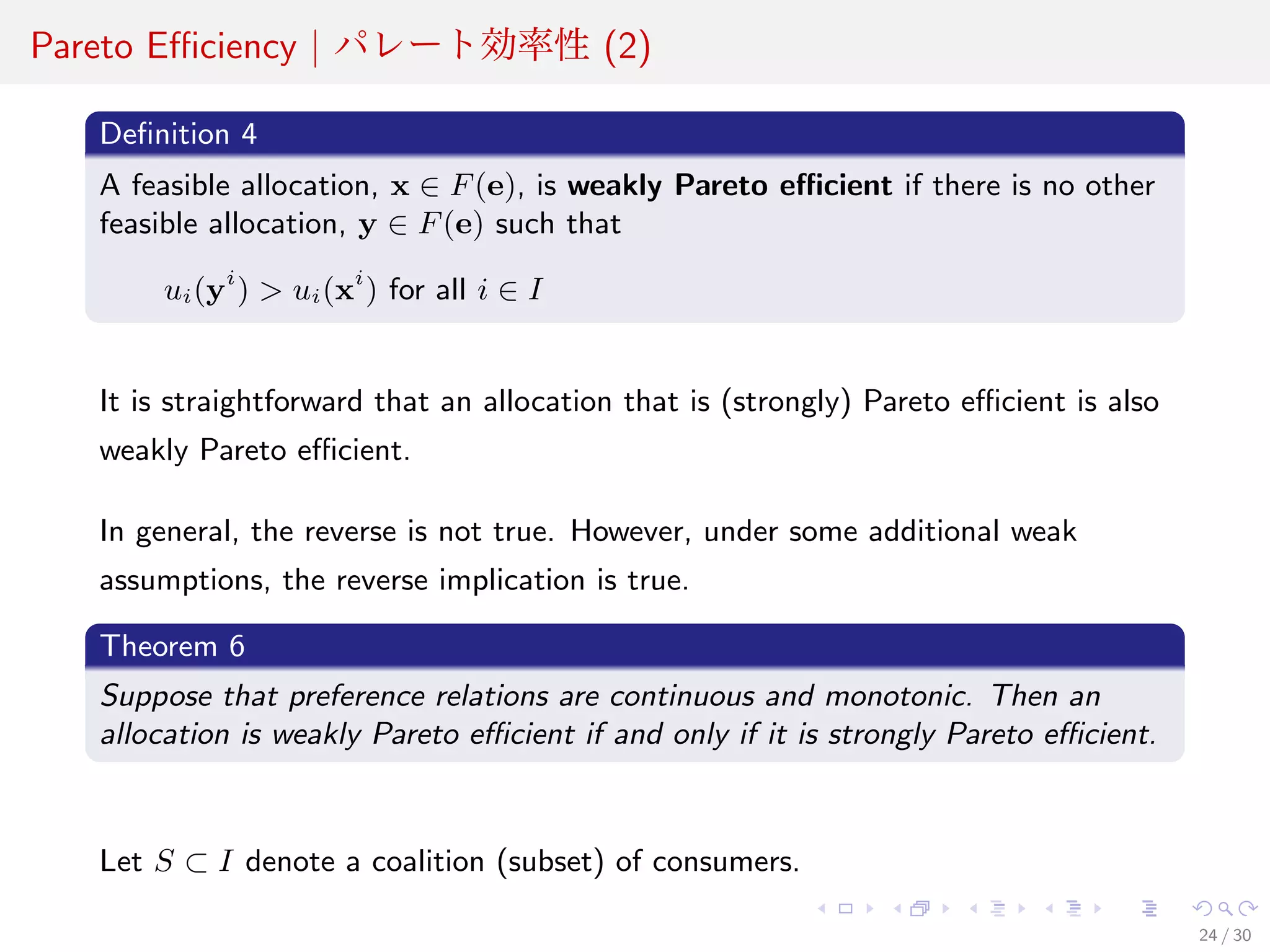 Advanced Microeconomics - Lecture Slides | PDF
