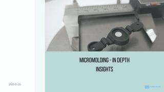 Micromolding-inDepth
Insights
2020-01-26
 