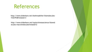 Micromolecules and Macromolecules | PPTX