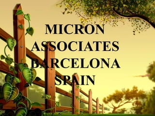 MICRON
ASSOCIATES
BARCELONA
   SPAIN
 