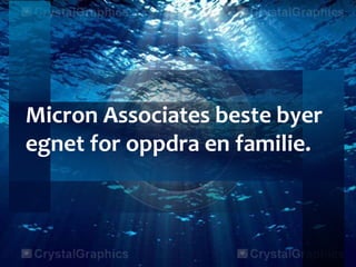Micron Associates beste byer
egnet for oppdra en familie.
 