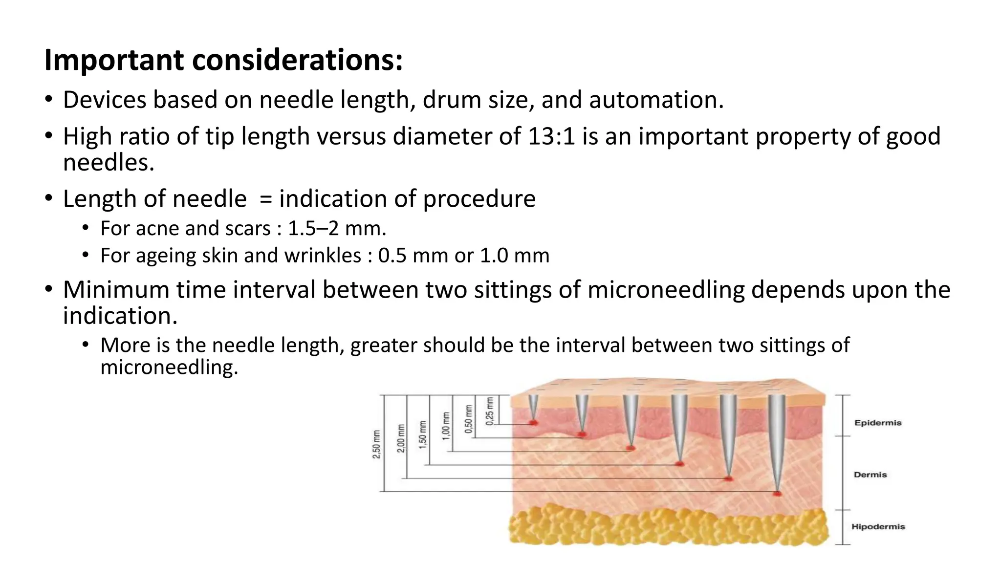 Micro Needling Reference Chart Microneedling a basic overview in derma.pptx