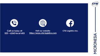 CTSI Logistics Micronesia | PDF