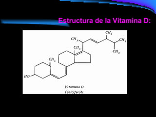 Estructura de la Vitamina D:   