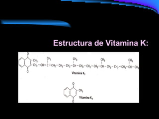 Estructura de Vitamina K:          