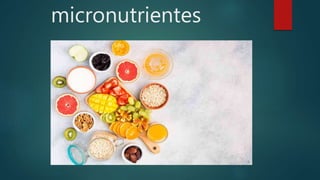 micronutrientes
 
