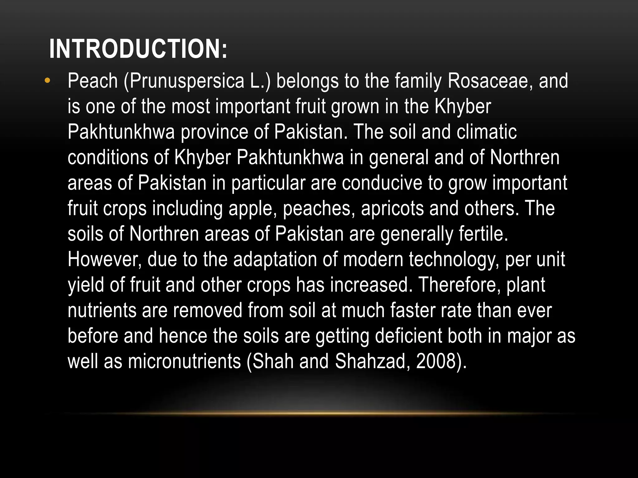 Micro nutrients deficiency in peach | PPTX | Agriculture | Industries