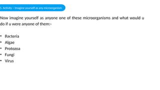 Microorganisms Science Chapter Class 8 CBSE | PPTX