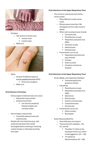 Smallpox Classification Microbiology and Parasitology Viral Infections of Humans | PDF
